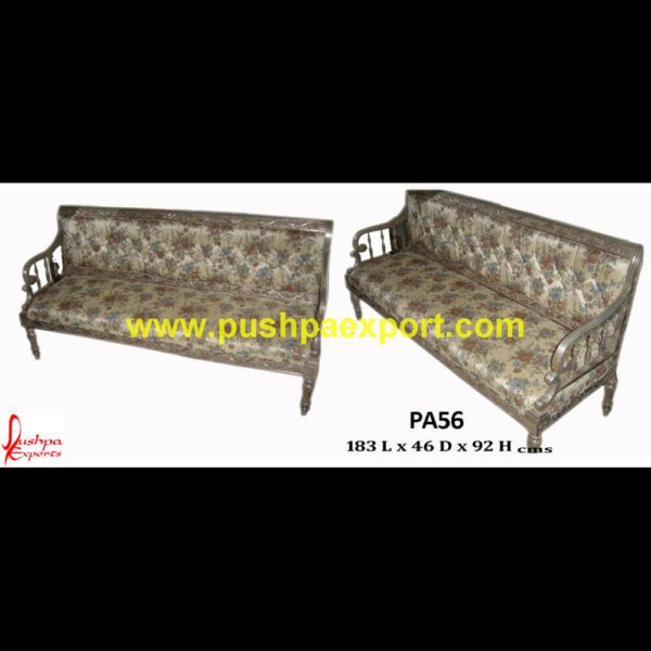 Carved Teak Wood Sofa Set PA56 sofa with carved wood trim, teak wood carving sofa set price, teak wood carving sofa sets, white and silver crushed velvet sofa, white and silver sofa, wood carving design sofa, wood carving sofa set.jpg