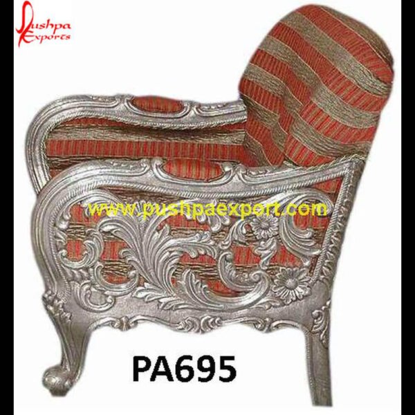 Silver Carved Sofa PA695 silver leather couch, metallic silver couch, how to choose a couch for living room, how to choose sofa set for living room, how to choose throw pillows for couch, metallic silver leather sofa.jpg