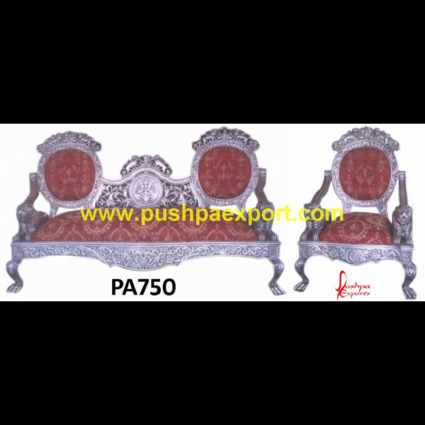 Silver Wooden Carved Sofa Set PA750 silver sofa table, silver sofa set designs, silver sofa set price, silver sofa side table, silver sofa studio, silver sofa uk, silver studded sofa, silver tufted couch, silver tufted sofa.jpg