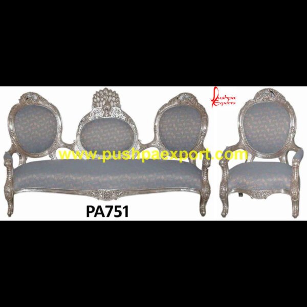 Silver Wood Carved Sofa Set PA751 silver sofa table, silver sofa set designs, silver sofa set price, silver sofa side table, silver sofa studio, silver sofa uk, silver studded sofa, silver tufted couch, silver tufted sofa.jpg