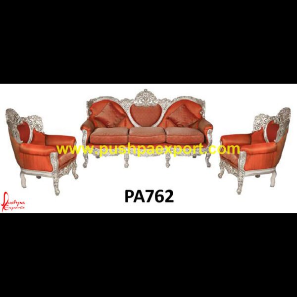 Floral Carving Silver Sofa Set PA762 silver velvet couch, silver velvet sofa bed, silver velvet sofa living room ideas, silver velvet sofa set, silver velvet sofa uk, small silver sofa, sofa carving design, sofa set carving, sofa table s.jpg