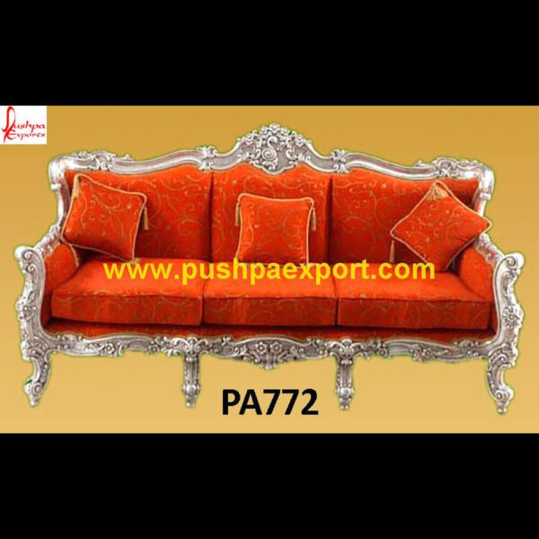 Silver Carved Sofa Set PA772 silver velvet sofa, sofa with carved wood trim, teak wood carving sofa set price, teak wood carving sofa sets, white and silver crushed velvet sofa, white and silver sofa, wood carving design sofa.jpg