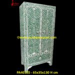 Green Bone Inlay Cupboard