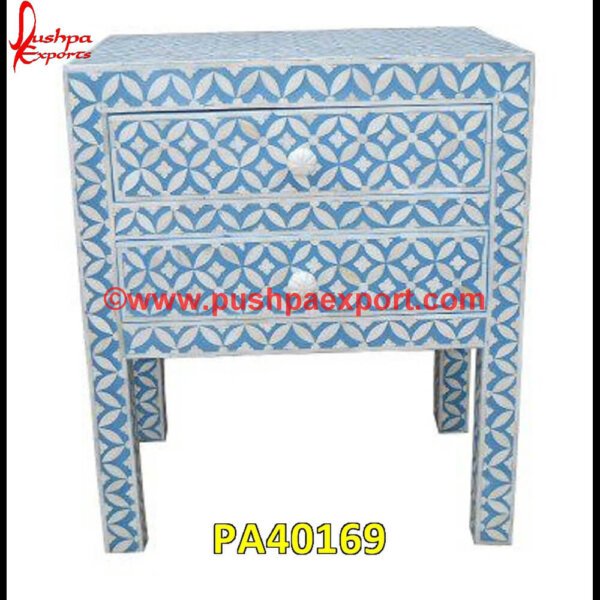 Rangoli Design Inlay Bedside Table PA40169 bone inlay nightstand, inlay nightstand, black bone inlay bedside table, bone bedside table, bone inlay bedside, bone inlay bedside cabinet, bone inlay bedside table uk, bone.jpg