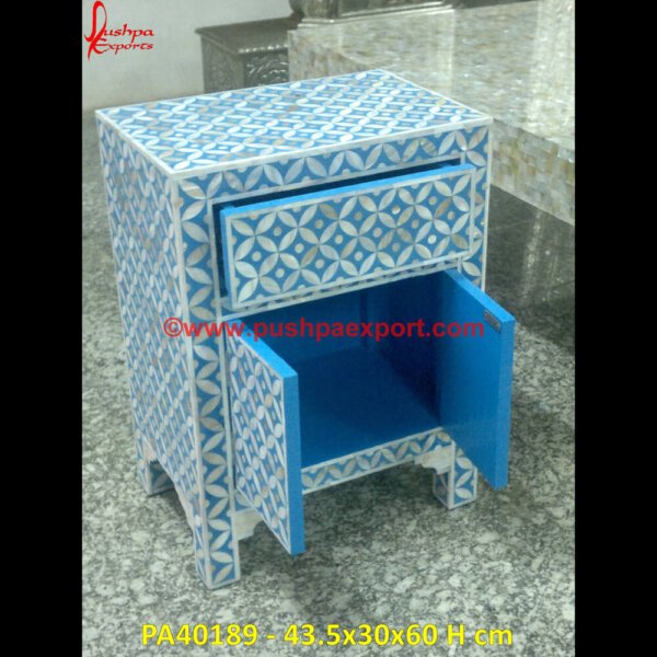 Blue Bone Inlay Nightstand PA40189 bone inlay nightstand, inlay nightstand, bedside table bone inlay, bedside table inlay, black bone inlay bedside table, bone bedside table, bone inlay bedside, bone inlay bedside.jpg