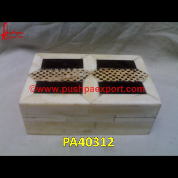 Bone Inlay Box In Pen Stand Style PA40312 bone inlay tissue box, bone inlay trinket box, bone jewelry box, bone mystery box, bone toy box, bone trinket box, camel bone jewelry box, inlaid bone box, vintage bone box, what is a bone box.jpg