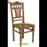 Wooden Bone Inlay Chair