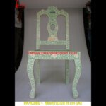 Green Bone Inlay Chair
