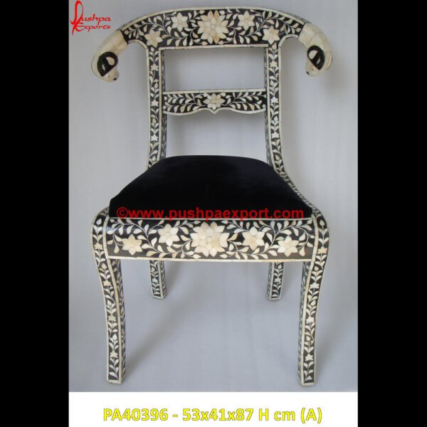 Rams Head Bone Inlay Chair In Black PA40396 (A) Inlay Stool, Is Bone Inlay Furniture Ethical, Lazy Bone Chair, Mother Of Pearl Inlay Chair, The Bone Chair, Bone Inlay Furniture Melbourne, Bone Inlay Furniture New York.jpg