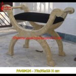 Bone Inlay Chair In Cream Color