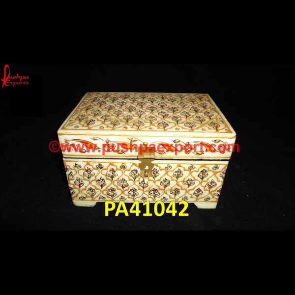 Square Bone Box In Golden Color PA41042 bone inlay tissue box, bone inlay trinket box, bone jewelry box, bone mystery box, bone toy box, bone trinket box, camel bone jewelry box, inlaid bone box, vintage bone box, what is a bone box.jpg