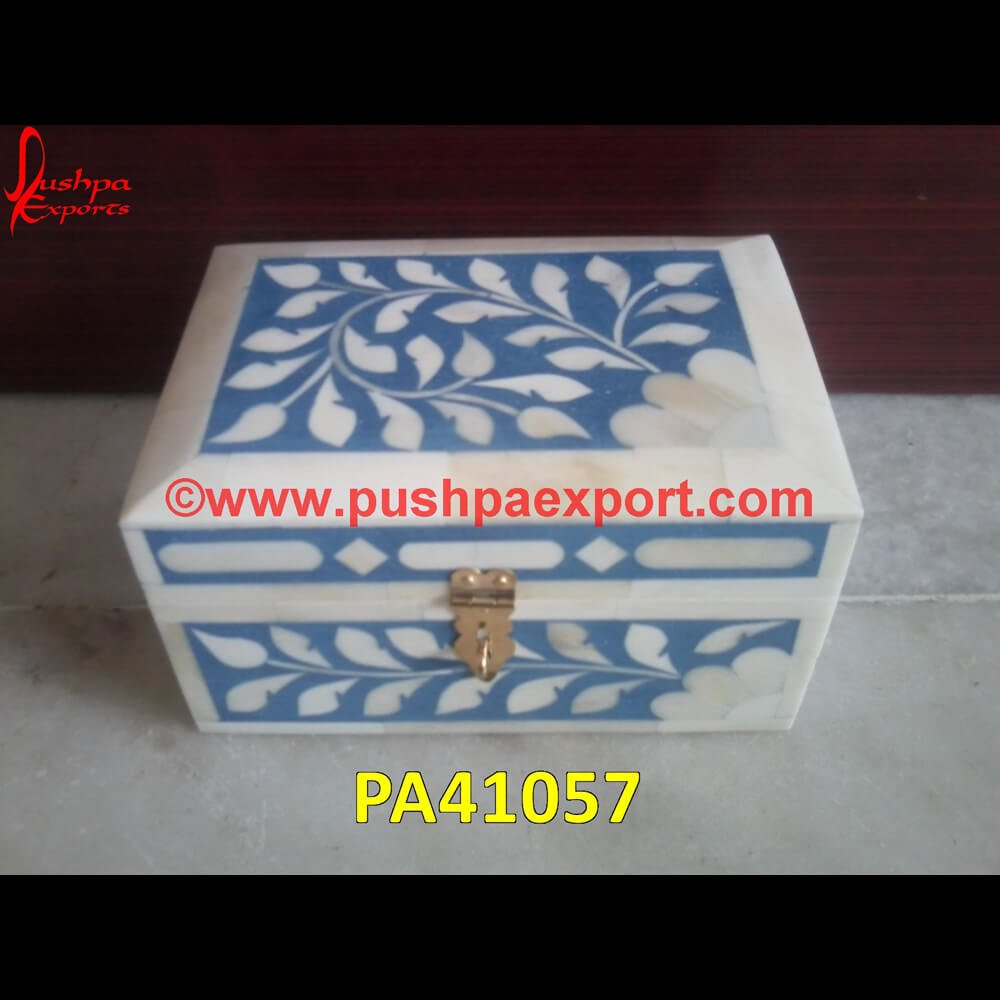 Bone Inlay Jewelry Box In Blue Color PA41057 bone box, bone box set, bone inlay box, the bone box, black and white bone box, black and white bone inlay box, bone box book, bone box review, bone boxes jerusalem, bone inlay box.jpg