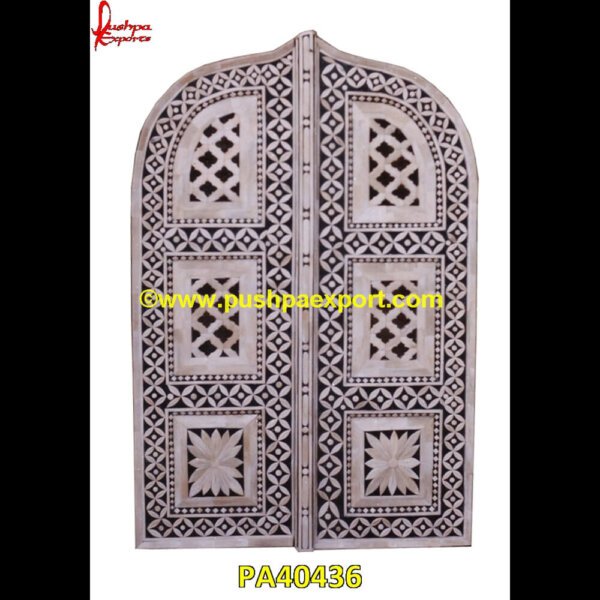 Inlay Doos Inlay Door With Bone Handles Silver Furniture, White Metal Furniture ...