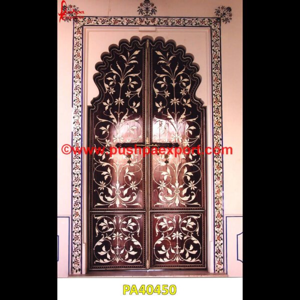Floral Bone Inlay Door PA40450 Herringbone Door, Mother Of Pearl Inlay Doors, Inlay Door Handles, Inlay Door Design, Inlay Door, Inlay Cabinet Door Hinges, Herringbone Wood Door, Door Inlay Mouldings, Cabinet Door Inlay.jpg