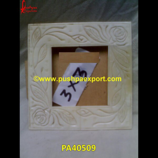 White Bone Picture Frame PA40509 White Bone Picture Frame, Wood Inlay Frame, Wood Inlay Picture Frame, Bone Frame, Bone Inlay Picture Frame, Bone Picture Frame, Herringbone Vanity, Inlay Picture Frame, Bone Bathroom.jpg