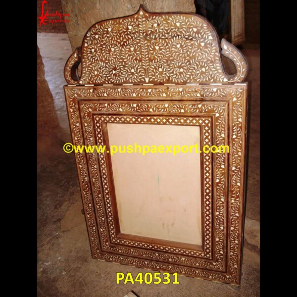 Wooden Bone Inlay Frame PA40531 Bone Vanity, Frame Bone, Frame Inlay, Horn Bone Photo Frames, Inlay Dressing Table, Inlay Frame, Inlay Photo Frame, Inlay Vanity, Inlay Vanity Table, Large Bone Frame, Small Bone Frame.jpg