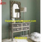 Bone Inlay Dressing Table And Mirror Frame