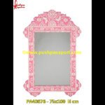 Pink Bone Inlay Frame With Mirror