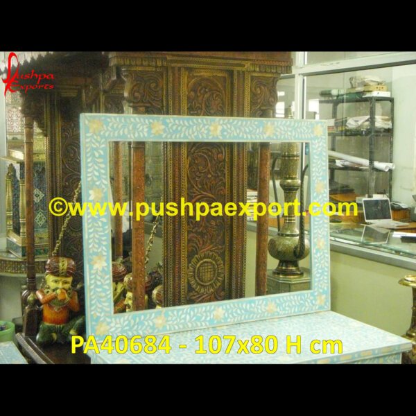 Bone Inlay Dressing Table In Blue PA40684 Inlay Vanity Table, Large Bone Frame, Picture Frame Bone, Picture Frame With Inlay, Scalloped Bone Frame, Small Bone Frame, White Bone Picture Frame, Wood Inlay Frame, Wood Inlay Picture.jpg