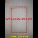 Bone Inlay Floral Frame In Pink