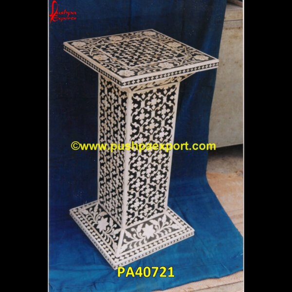 Bone Inlay TV Stand PA40721 Bone Inlay Nightstand, Inlay Nightstand, Bone Inlay TV Stand, Bone Inlay Pedestal, Bone Inlay Pedestal Table, Bone Inlay Pillar, Inlay Pedestal, Inlay Pillar, Camel Bone Inlay Pillar.jpg