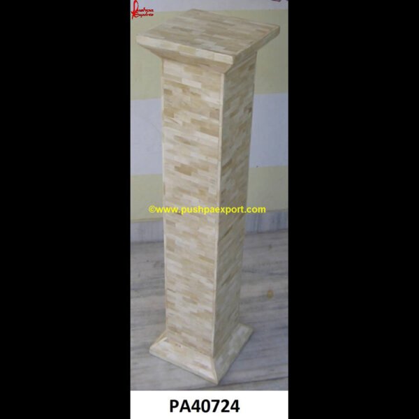 Bone Inlay Pillar PA40724 Bone Inlay Nightstand, Inlay Nightstand, Bone Inlay TV Stand, Bone Inlay Pedestal, Bone Inlay Pedestal Table, Bone Inlay Pillar, Inlay Pedestal, Inlay Pillar, Camel Bone Inlay Pillar.jpg