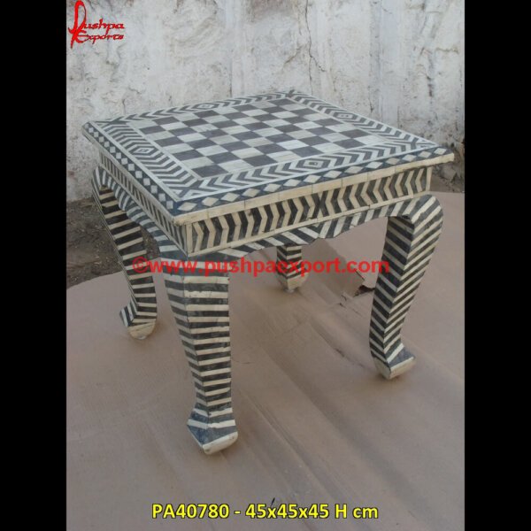 Bone Inlay Table with Chess Top PA40780 Inlay Nightstand, Inlay Marble Table, Inlay End Table, Inlay Dining Table, Inlay Console Table, Inlay Coffee Table, Inlaid Wood Table, Inlaid Wood Dining Table, Moroccan Inlay Table.jpg