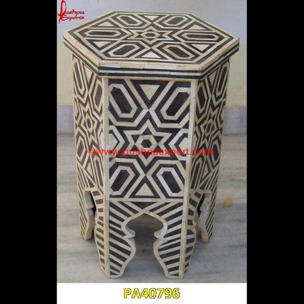 Black Bone Inlay End Table PA40796 Bone Inlay Console, Bone Console Table, Bone Coffee Table, Backbone Console, Wooden Bone Inlay Table, White Bone Inlay Side Table, White Bone Inlay Nightstand, White Bone Inlay Coffee Table.jpg