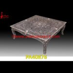 Floral Bone Inlay Center Table