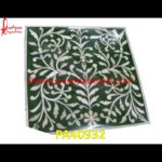 Green Bone Inlaid Square Table Top