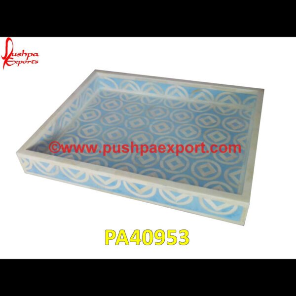 Blue Bone Inlay Tray PA40953 Marble Inlay Tray, Round Bone Inlay Tray, Round Bone Tray, Tray Inlay, White Bone Inlay Tray, White Bone Tray, Black And White Bone Tray, Black Bone Inlay Tray, Blue And White Bone Tray.jpg