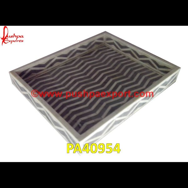 Zig Zag Bone Inlay Tray PA40954 Round Bone Inlay Tray, Round Bone Tray, Tray Inlay, White Bone Inlay Tray, White Bone Tray, Black And White Bone Tray, Black Bone Inlay Tray, Blue And White Bone Tray, Bone Inlay Tray.jpg