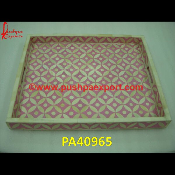 Pink Bone Inlay Tray PA40965 Bone Inlay Nesting Trays, Bone Inlay Rectangular Tray, Bone Inlay Tray In USA, Bone Inlay Tray Large, Bone Inlay Tray Small, Bone Inlay Tray Square, Bone Inlay Tray UK, Bone Square Tray.jpg