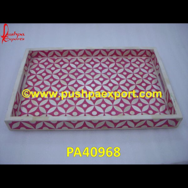 Pink Bone Inlay Tray Large PA40968 Bone Inlay Tray Large, Bone Inlay Tray Small, Bone Inlay Tray Square, Bone Inlay Tray UK, Bone Square Tray, Bone Tray Round, Bone Tray With Brass Handles, Buy Bone Inlay Tray, Chevron.jpg