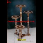 Bone Inlay Decorative Side Table