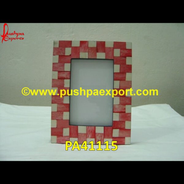 Chess Design Bone Frame In Red PA41115 Frame Bone, Frame Inlay, Horn Bone Photo Frames, Inlay Dressing Table, Inlay Frame, Inlay Photo Frame, Inlay Vanity, Inlay Vanity Table, Large Bone Frame, Picture Frame Bone, Bone Frame.jpg