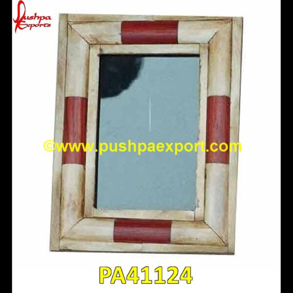 Wooden Bone Inlay Frame PA41124 Large Bone Frame, Picture Frame Bone, Picture Frame With Inlay, Scalloped Bone Frame, Small Bone Frame, White Bone Picture Frame, Wood Inlay Frame, Wood Inlay Picture Frame, Bone Frame.jpg