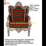 Darbar Silver Vanity Chair