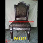 Dining Chair With Silver Legs