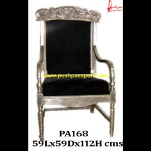 Black And Silver Accent Chair