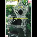 Elephant Throne Silver Chair