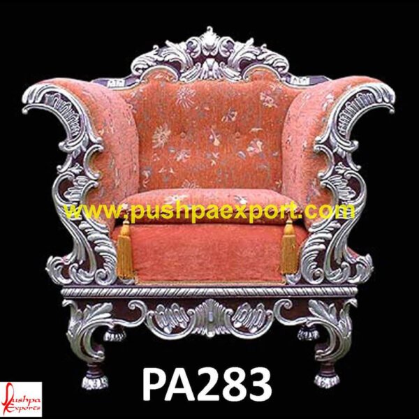 Red Seat With Silver Legs PA283 - The Chronicles Of Narnia The Silver Chair, Silver Wingback Chair, Silver Velvet Dining Chairs And Table, Silver Velvet Dining Chair, Silver Velvet Chair, Silver Vanity Chair, Silve.jpg