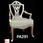 Silver Throne Style Chair