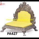 Yellow Low Seating Singhasan