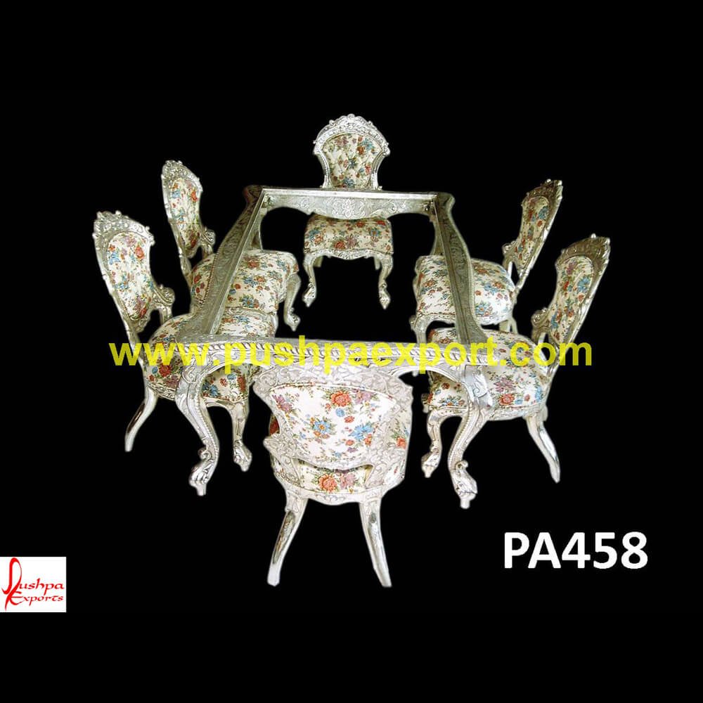 Silver Carved Dining Tables