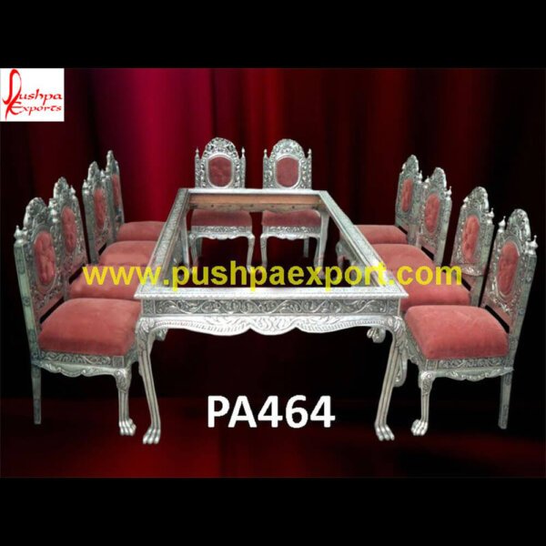 Royal Design Antique Silver Carved Dining Table And Chairs PA464_Silver White Metal Carving Dining Table Dining Chair marble silver dining table,silver and white dining table,silver round dining room set,white silver dining table,white and silver dining.jpg