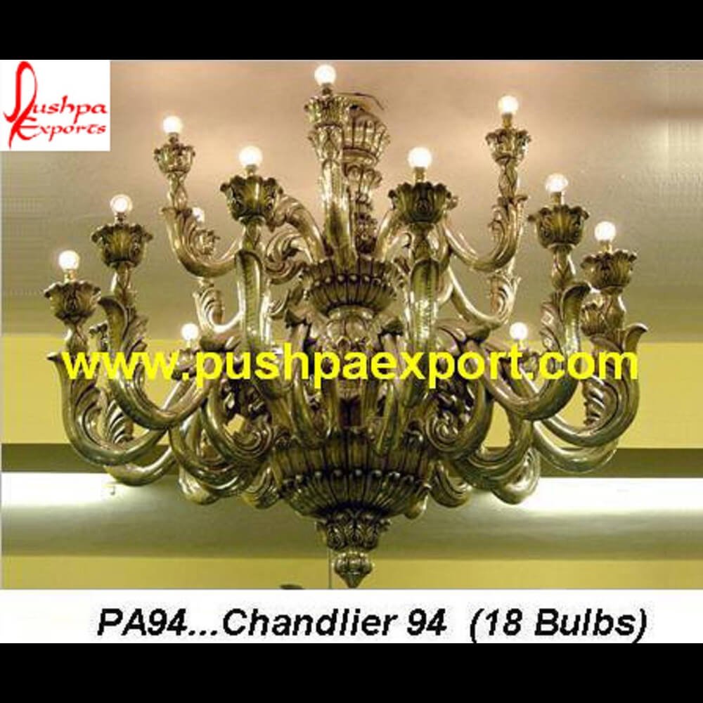 Silver Carved Chandeliers
