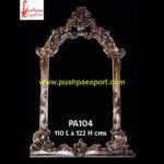 Silver Metal Mirror Frame For Dressing Room