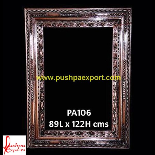 Jharokha Frame PA106 Gold and silver frames, silver and gold picture frames, silver frame bathroom mirror, silver frame engraved,silver frame full length mirror,silver va.jpg