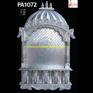 Silver Elephant Carving Temple For Home